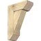 Ekena Millwork Traditional Slat Rough Sawn Bracket w/ Offset Brace, Douglas Fir, 8"W x 20"D x 28"H BKT0806X20X28TRA06RDF - alternate 1